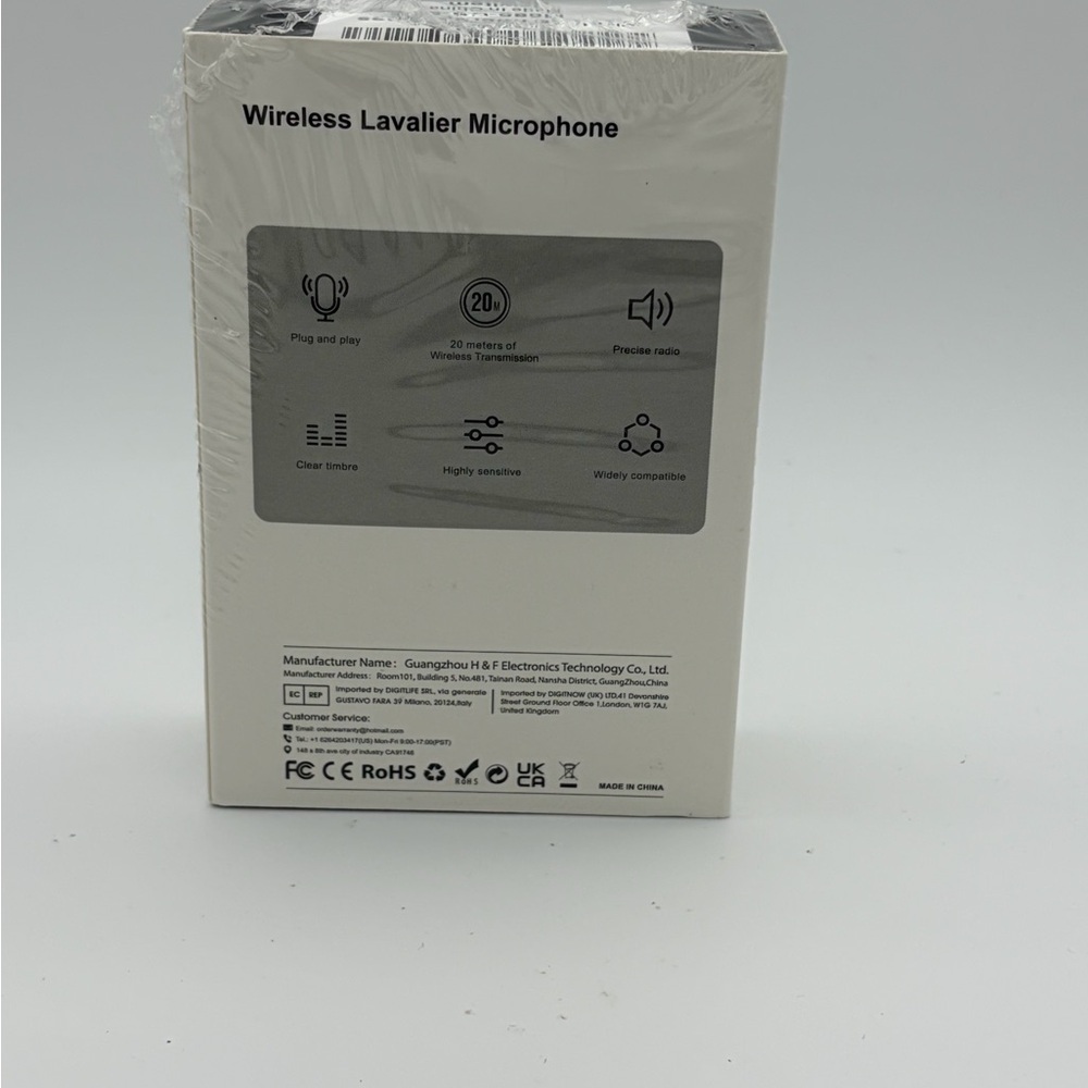 Wireless Lavalier Microphone for Smartphones - Black - Picture 3 of 5